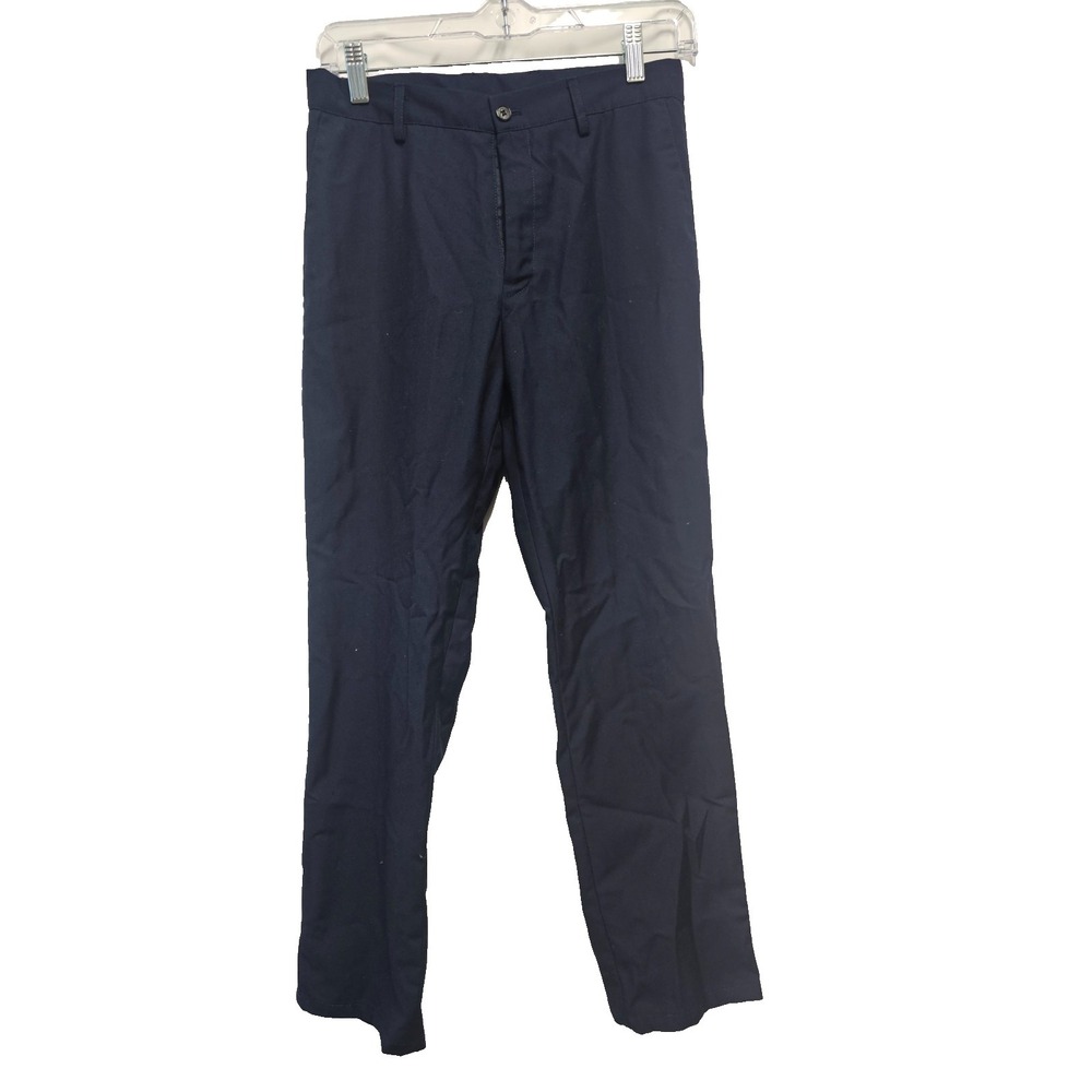 Yuan Lu navy blue boys dress pants with adjustable waist size 14